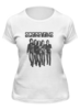 Заказать женскую футболку в Москве. Футболка классическая Scorpions Band от Leichenwagen - готовые дизайны и нанесение принтов.