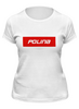 Заказать женскую футболку в Москве. Футболка классическая Polina от THE_NISE  - готовые дизайны и нанесение принтов.