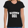 Заказать женскую футболку в Москве. Футболка классическая BEARDMEN 001 от Borodachi - готовые дизайны и нанесение принтов.