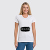 Заказать женскую футболку в Москве. Футболка классическая Her Eyes от JPshirt - готовые дизайны и нанесение принтов.
