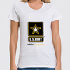 Заказать женскую футболку в Москве. Футболка классическая U.S. ARMY от KinoArt - готовые дизайны и нанесение принтов.