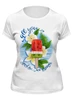 Заказать женскую футболку в Москве. Футболка классическая Арбузное мороженое от Марина  - готовые дизайны и нанесение принтов.