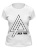 Заказать женскую футболку в Москве. Футболка классическая Linkin Park от inPrintio - готовые дизайны и нанесение принтов.