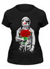 Заказать женскую футболку в Москве. Футболка классическая Букет красных роз от printik - готовые дизайны и нанесение принтов.