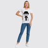 Заказать женскую футболку в Москве. Футболка классическая Чарли Чаплин от coolmag - готовые дизайны и нанесение принтов.