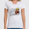 Заказать женскую футболку в Москве. Футболка классическая Street Fighter #mini Ken от StreetMag - готовые дизайны и нанесение принтов.
