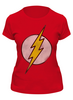Заказать женскую футболку в Москве. Футболка классическая Флэш (Flash) от printik - готовые дизайны и нанесение принтов.