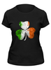 Заказать женскую футболку в Москве. Футболка классическая Ирландский трилистник от printik - готовые дизайны и нанесение принтов.