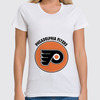 Заказать женскую футболку в Москве. Футболка классическая Philadelphia Flyers от kspsshop - готовые дизайны и нанесение принтов.