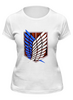 Заказать женскую футболку в Москве. Футболка классическая Крылья свободы от GeekFox  - готовые дизайны и нанесение принтов.