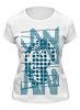 Заказать женскую футболку в Москве. Футболка классическая абстрактные  линии от basova.juki@gmail.com - готовые дизайны и нанесение принтов.