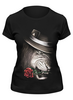 Заказать женскую футболку в Москве. Футболка классическая Лев и роза от printik - готовые дизайны и нанесение принтов.