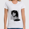 Заказать женскую футболку в Москве. Футболка классическая Jim Morrison  от bru - готовые дизайны и нанесение принтов.