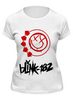 Заказать женскую футболку в Москве. Футболка классическая blink-182 red logo от slider - готовые дизайны и нанесение принтов.