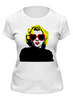 Заказать женскую футболку в Москве. Футболка классическая Мэрилин Монро (Marilyn Monroe) от fanart - готовые дизайны и нанесение принтов.