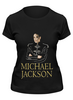 Заказать женскую футболку в Москве. Футболка классическая Michael Jackson  от carolina - готовые дизайны и нанесение принтов.