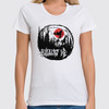 Заказать женскую футболку в Москве. Футболка классическая Follow Me от oneredfoxstore@gmail.com - готовые дизайны и нанесение принтов.