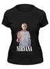 Заказать женскую футболку в Москве. Футболка классическая Nirvana Kurt Cobain hello t-shirt от rancid - готовые дизайны и нанесение принтов.