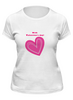 Заказать женскую футболку в Москве. Футболка классическая "LOVE" от Abstractiya - готовые дизайны и нанесение принтов.