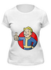 Заказать женскую футболку в Москве. Футболка классическая Vault Boy от YellowCloverShop - готовые дизайны и нанесение принтов.