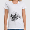 Заказать женскую футболку в Москве. Футболка классическая Skull - 24 от Vladec11 - готовые дизайны и нанесение принтов.