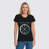 Заказать женскую футболку в Москве. Футболка классическая Clan of Xymox от OEX design - готовые дизайны и нанесение принтов.