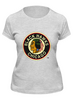 Заказать женскую футболку в Москве. Футболка классическая Chicago Black Hawks / NHL USA от KinoArt - готовые дизайны и нанесение принтов.