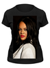 Заказать женскую футболку в Москве. Футболка классическая Rihanna от THE_NISE  - готовые дизайны и нанесение принтов.