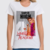 Заказать женскую футболку в Москве. Футболка классическая The Umbrella Academy  от T-shirt print  - готовые дизайны и нанесение принтов.