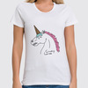 Заказать женскую футболку в Москве. Футболка классическая Crazy horse от Antaya - готовые дизайны и нанесение принтов.