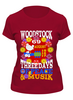 Заказать женскую футболку в Москве. Футболка классическая Woodstock 1969 от Андрей Ребров - готовые дизайны и нанесение принтов.