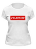Заказать женскую футболку в Москве. Футболка классическая Valentina от THE_NISE  - готовые дизайны и нанесение принтов.
