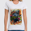 Заказать женскую футболку в Москве. Футболка классическая c_o_o_l t-shirt от olgarussia - готовые дизайны и нанесение принтов.