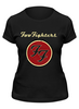 Заказать женскую футболку в Москве. Футболка классическая Foo Fighters от geekbox - готовые дизайны и нанесение принтов.