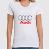 Заказать женскую футболку в Москве. Футболка классическая Авто Audi от THE_NISE  - готовые дизайны и нанесение принтов.