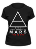 Заказать женскую футболку в Москве. Футболка классическая 30 Seconds to Mars от geekbox - готовые дизайны и нанесение принтов.