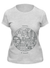 Заказать женскую футболку в Москве. Футболка классическая Be global | MONTOK от montok - готовые дизайны и нанесение принтов.