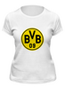 Заказать женскую футболку в Москве. Футболка классическая Borussia от THE_NISE  - готовые дизайны и нанесение принтов.