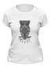 Заказать женскую футболку в Москве. Футболка классическая Птичка от THE_NISE  - готовые дизайны и нанесение принтов.