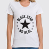 Заказать женскую футболку в Москве. Футболка классическая Black star от Djimas Leonki - готовые дизайны и нанесение принтов.