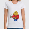 Заказать женскую футболку в Москве. Футболка классическая Fat Legoman от priceless - готовые дизайны и нанесение принтов.