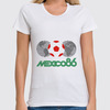Заказать женскую футболку в Москве. Футболка классическая Чемпионат мира по футболу в Мексике 1986 год от Fedor - готовые дизайны и нанесение принтов.