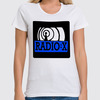 Заказать женскую футболку в Москве. Футболка классическая Radio X от Илья  - готовые дизайны и нанесение принтов.