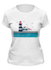 Заказать женскую футболку в Москве. Футболка классическая Lighthouse от Арина Кукушкина - готовые дизайны и нанесение принтов.