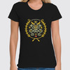 Заказать женскую футболку в Москве. Футболка классическая EFF's Defcon 22 T-Shirt Puzzle от Александра  - готовые дизайны и нанесение принтов.