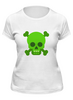 Заказать женскую футболку в Москве. Футболка классическая черепушка  от THE_NISE  - готовые дизайны и нанесение принтов.