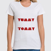 Заказать женскую футболку в Москве. Футболка классическая Yummy Tommy Logo от yummy boy - готовые дизайны и нанесение принтов.
