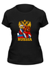 Заказать женскую футболку в Москве. Футболка классическая Россия   от T-shirt print  - готовые дизайны и нанесение принтов.