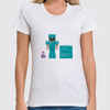 Заказать женскую футболку в Москве. Футболка классическая Майнкрафт Minecraft от MariYang  - готовые дизайны и нанесение принтов.