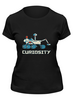 Заказать женскую футболку в Москве. Футболка классическая Кьюриосити от The Spaceway  - готовые дизайны и нанесение принтов.